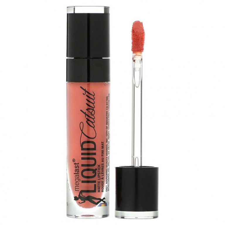 wet n wild, Матовая губная помада MegaLast Liquid Catsuit, персиковый нудистский, 6 г (0,21 унции)