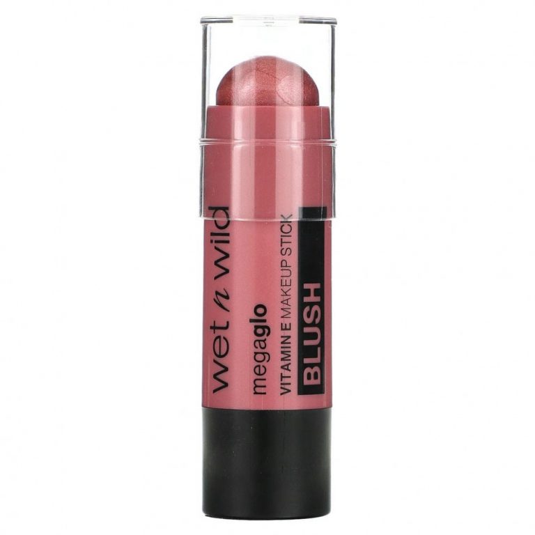 wet n wild, Megaglo, румяна-стик для макияжа с витамином Е, пыльно-розовый, 6 г (0,21 унции)