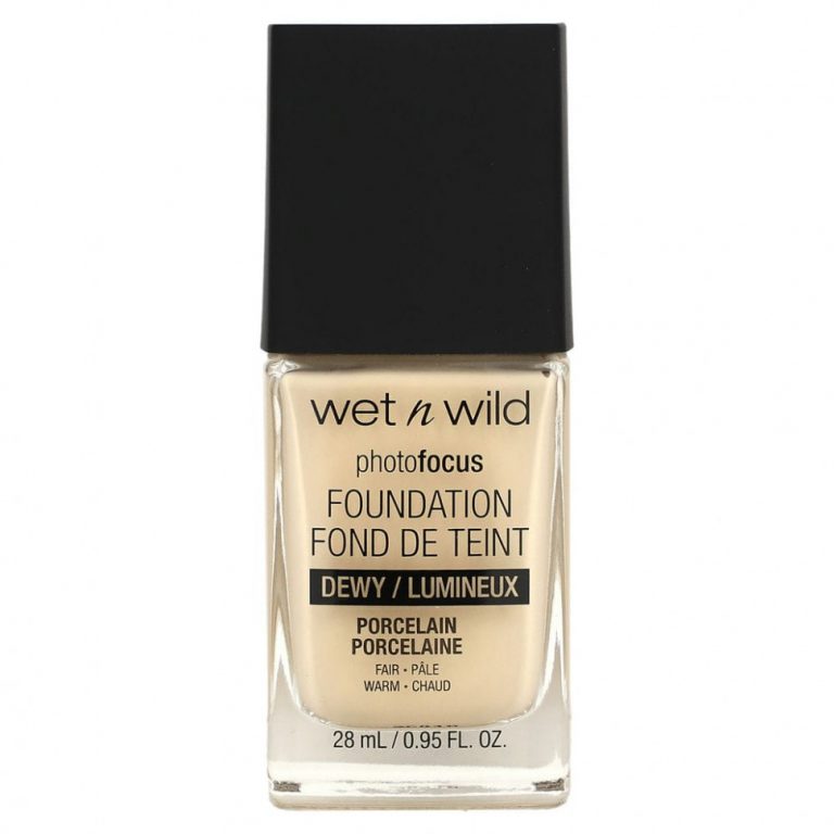 wet n wild, PhotoFocus Foundation, фарфор, 28 мл (0,95 жидк. Унции)