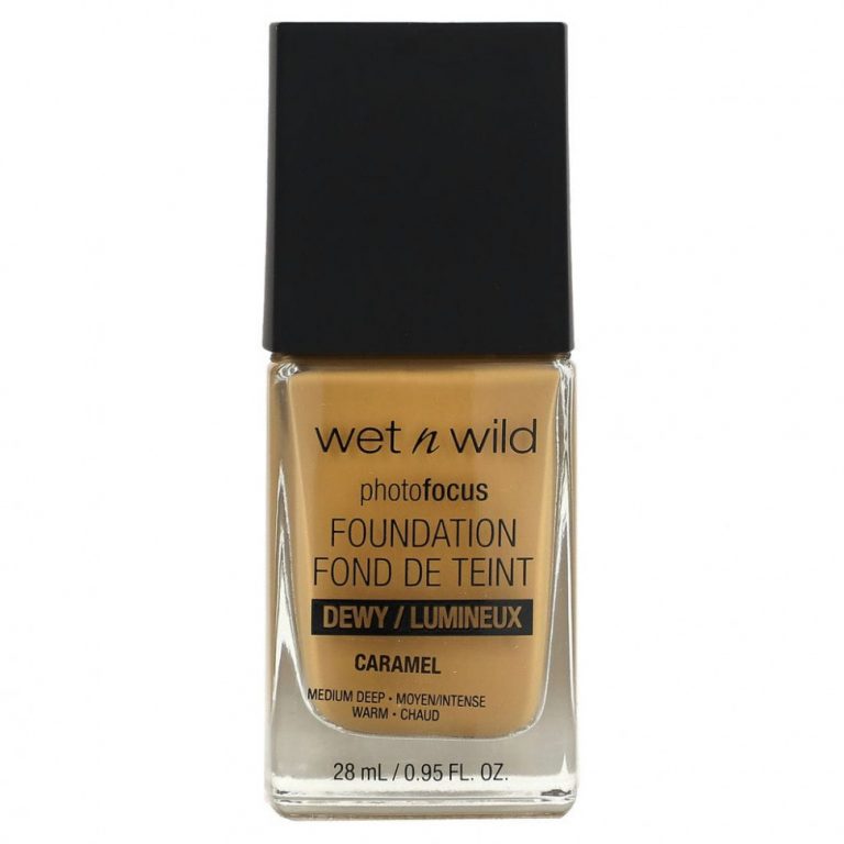 wet n wild, PhotoFocus Foundation, карамель, 28 мл (0,95 жидк. Унции)