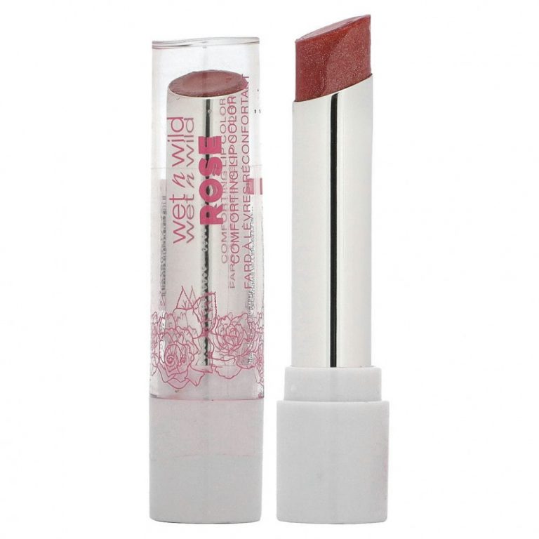 wet n wild, Rose, успокаивающая краска для губ, мягкий и сочный, 2,4 г (0,08 унции)