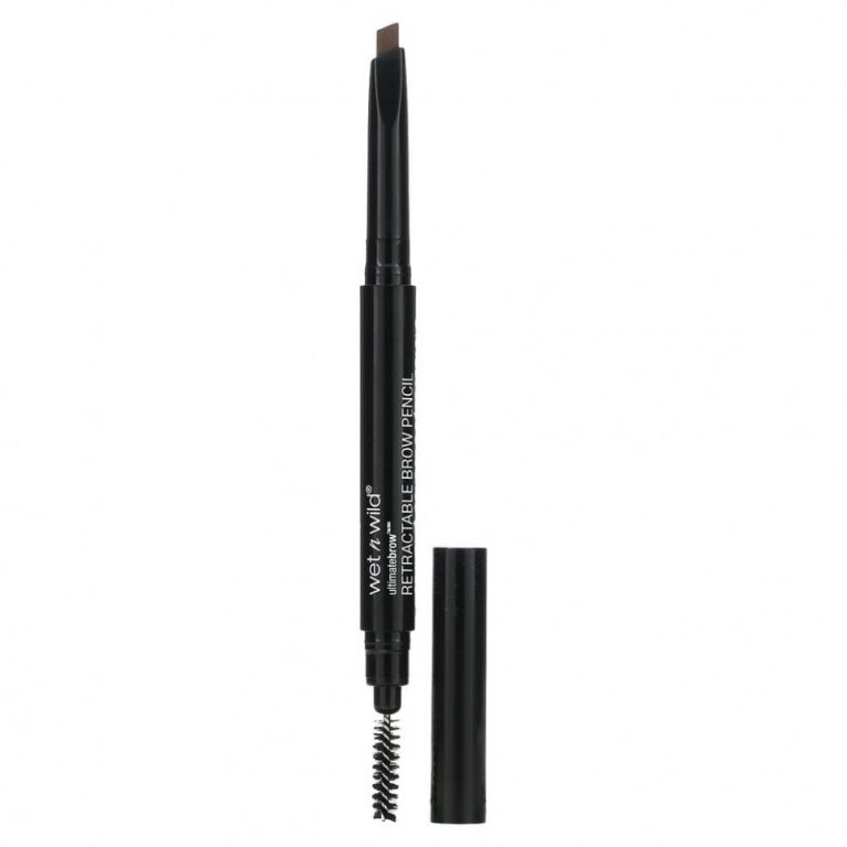 wet n wild, Ultimatebrow Retractable Brow Pencil, пепельно-коричневый, 0,2 г (0,007 унции)