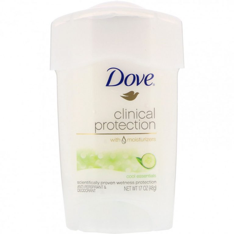 Dove, Clinical Protection, Prescription Strength, дезодорант-антиперспирант, прохлада, 48 г (1,7 унции)