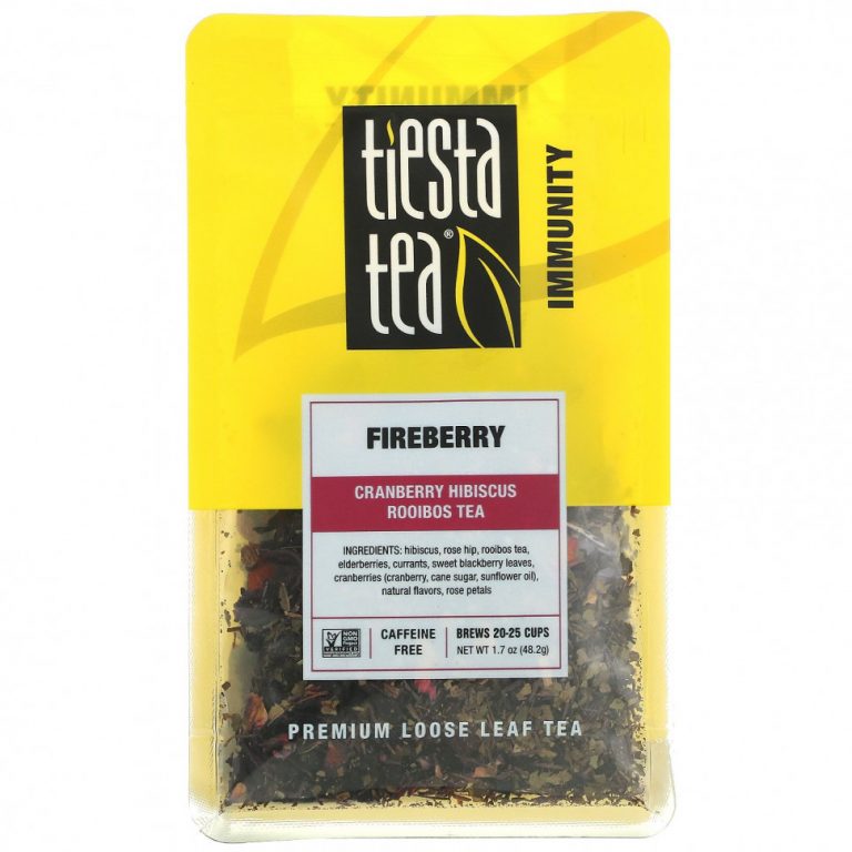 Tiesta Tea Company, Рассыпной чай премиального качества, Fireberry, без кофеина, 48,2 г (1,7 унции)