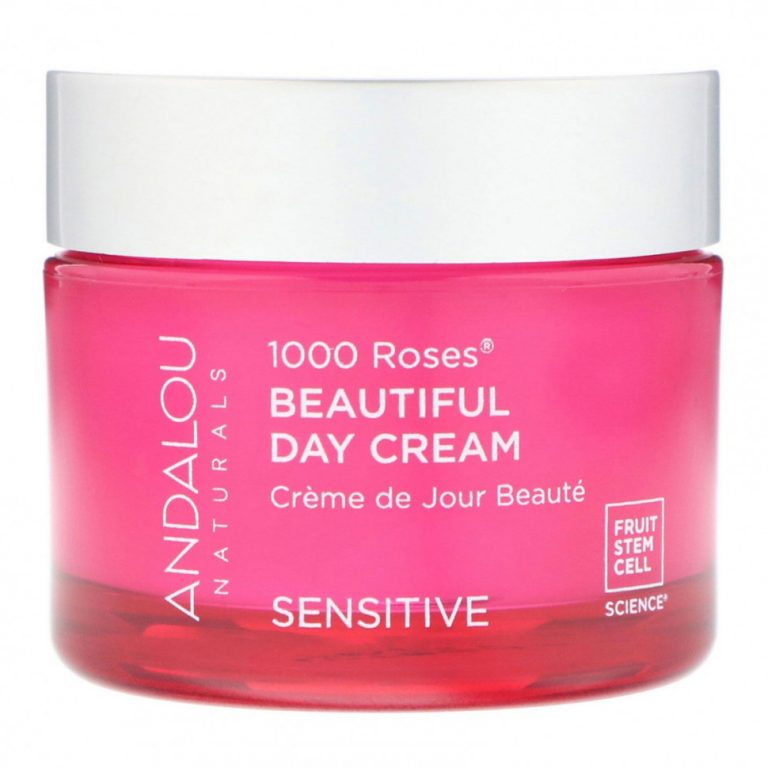 Andalou Naturals, 1000 Roses, Beautiful, дневной крем, для чувствительной кожи, 50 мл (1,7 унции)