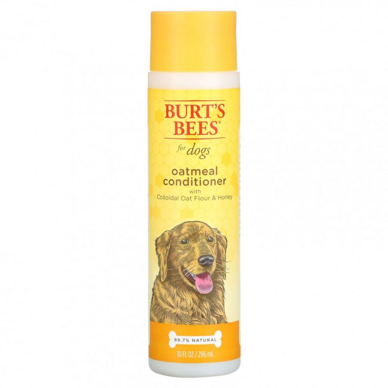 Burt’s Bees, Oatmeal Conditioner for Dogs, Colloidal Oat Flour & Honey, 10 fl oz (296 ml)