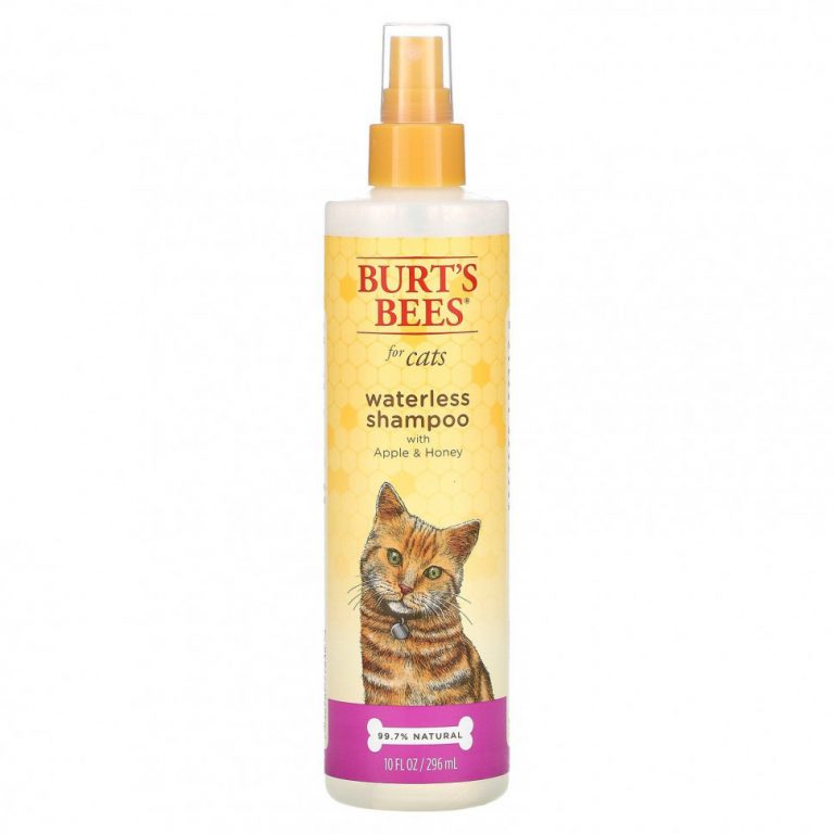 Burt’s Bees, Waterless Shampoo for Cats, Apple & Honey, 10 fl oz (296 ml)