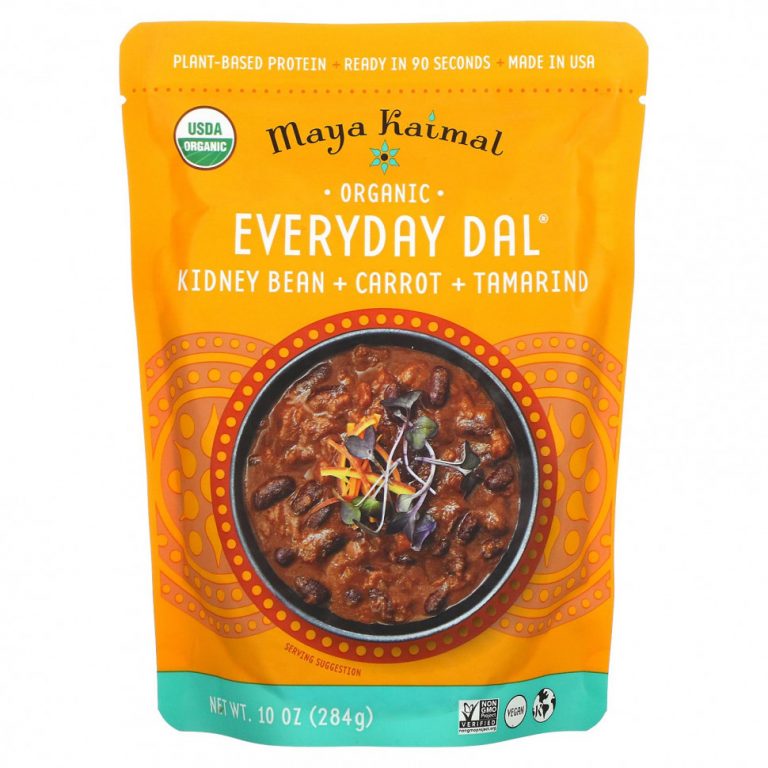 Maya Kaimal, Organic, Everyday Dal, фасоль, морковь и тамаринд, 284 г (10 унций)