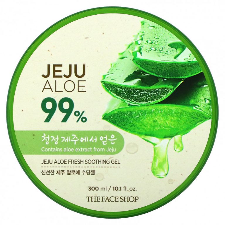 The Face Shop, Освежающий успокаивающий гель Jeju Aloe Fresh, 300 мл (10,1 жидк. Унции)