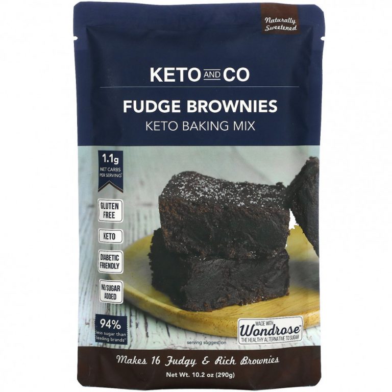 Keto and Co, Fudge Brownies, Keto Baking Mix, 10.2 oz (290 g)