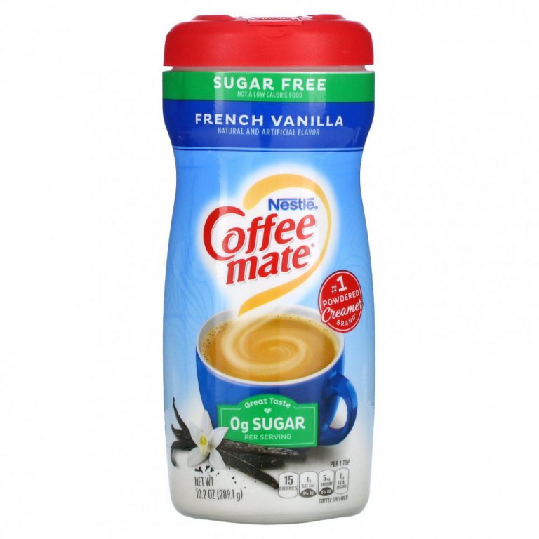 Coffee Mate, Sugar Free, Powder Coffee Creamer, French Vanilla, 10.2 oz (289.1 g)