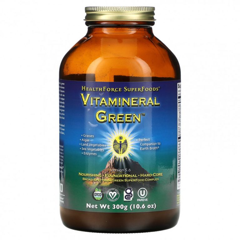 HealthForce Superfoods, Vitamineral Green, версия 5.5, 300 г (10,6 унции)