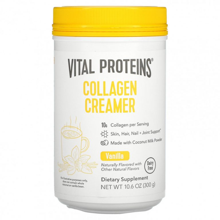 Vital Proteins, Коллагеновые сливки, ваниль, 300 г (10,6 унции)