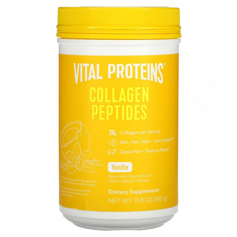 Vital Proteins, пептиды коллагена, ваниль и кокос, 305 г (10,8 унции)