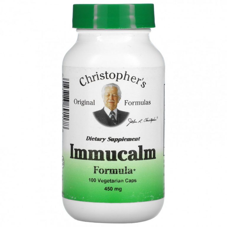 Christopher’s Original Formulas, Immucalm Formula, 450 мг, 100 вегетарианских капсул