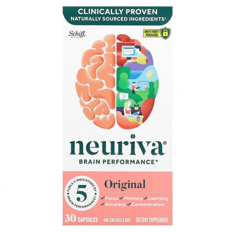 Schiff, Neuriva Brain Performance, оригинальный продукт, 30 капсул