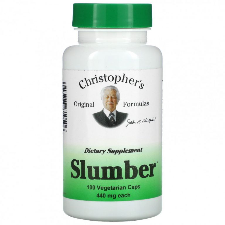 Christopher’s Original Formulas, Slumber, 440 мг, 100 вегетарианских капсул