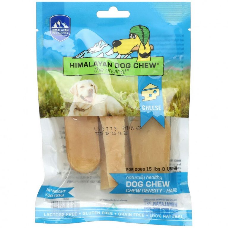 Himalayan Pet Supply, Himalayan Dog Chew, твердый, для собак до 15 фунтов, сыр, 93 г (3,3 унции)