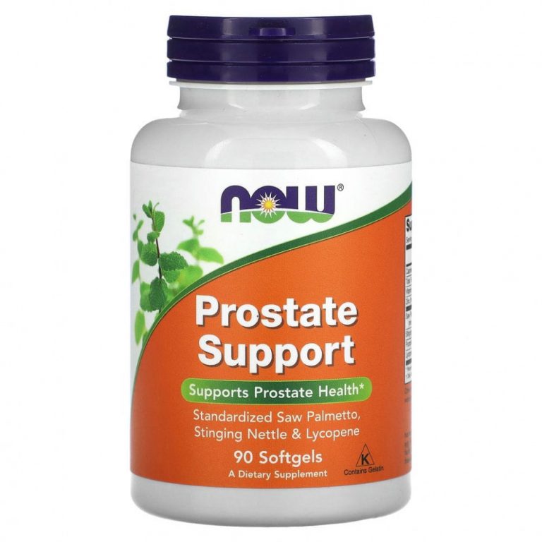 NOW Foods, Prostate Support, 90 мягких таблеток