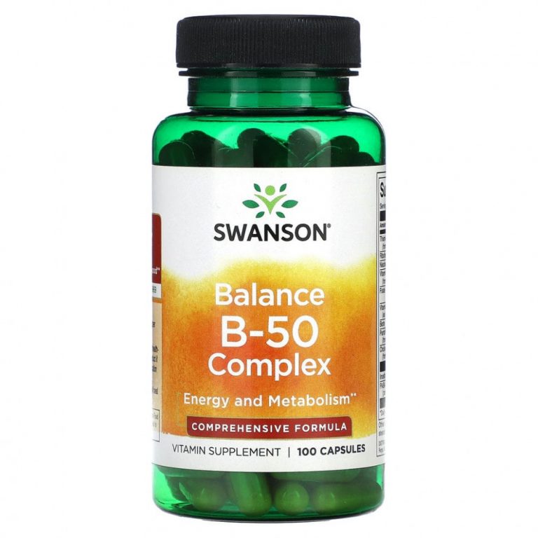 Swanson, Balance B-50 Complex, 100 капсул