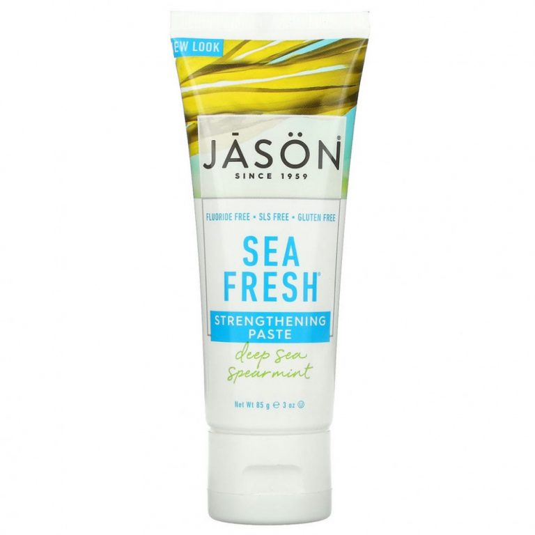 Jason Natural, Sea Fresh, укрепляющая зубная паста, со вкусом мяты, 85 г (3 унции)