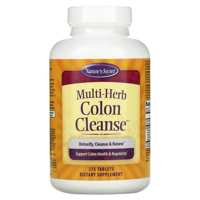 Nature’s Secret, Multi-Herb Colon Cleanse, 275 таблеток