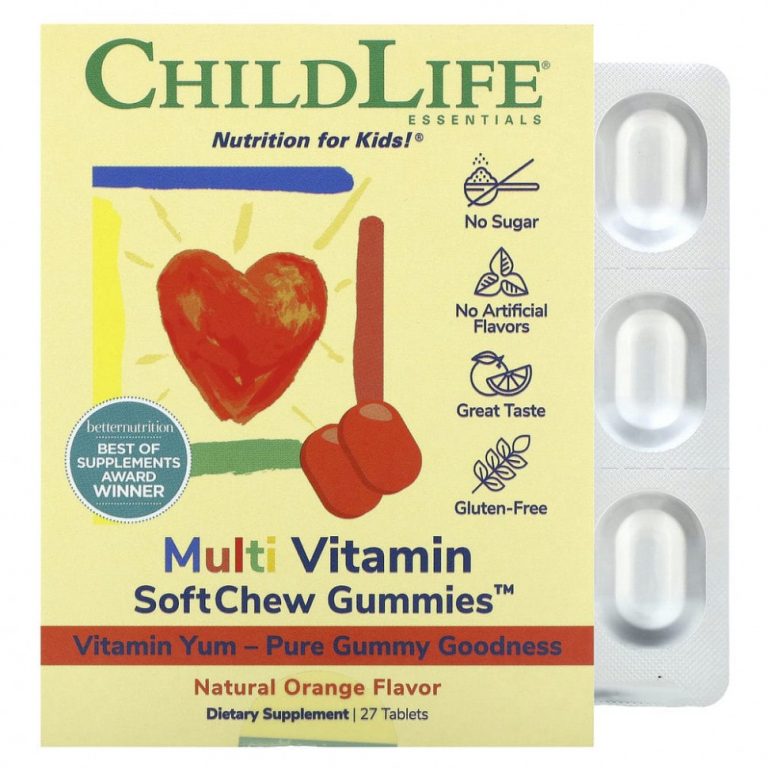 ChildLife, Multi Vitamin SoftMelts со вкусом натурального апельсина, 27 таблеток