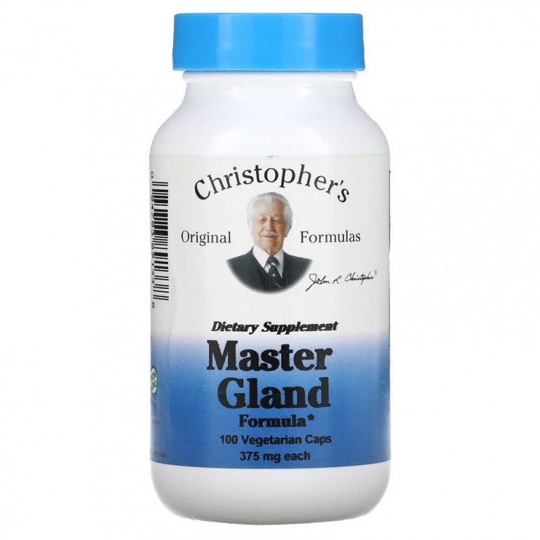 Christopher’s Original Formulas, Master Gland Formula, 400 мг, 100 вегетарианских капсул