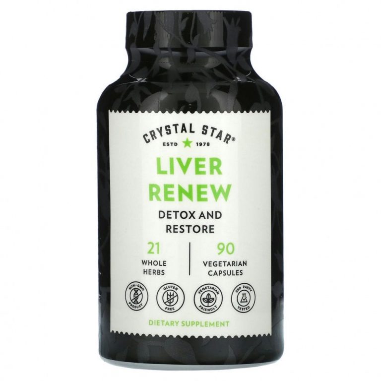 Crystal Star, Liver Renew, 90 вегетарианских капсул