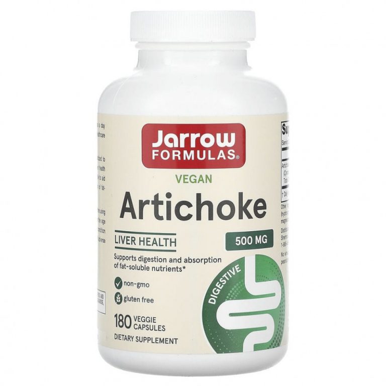 Jarrow Formulas, Артишок, 180 вегетарианских капсул