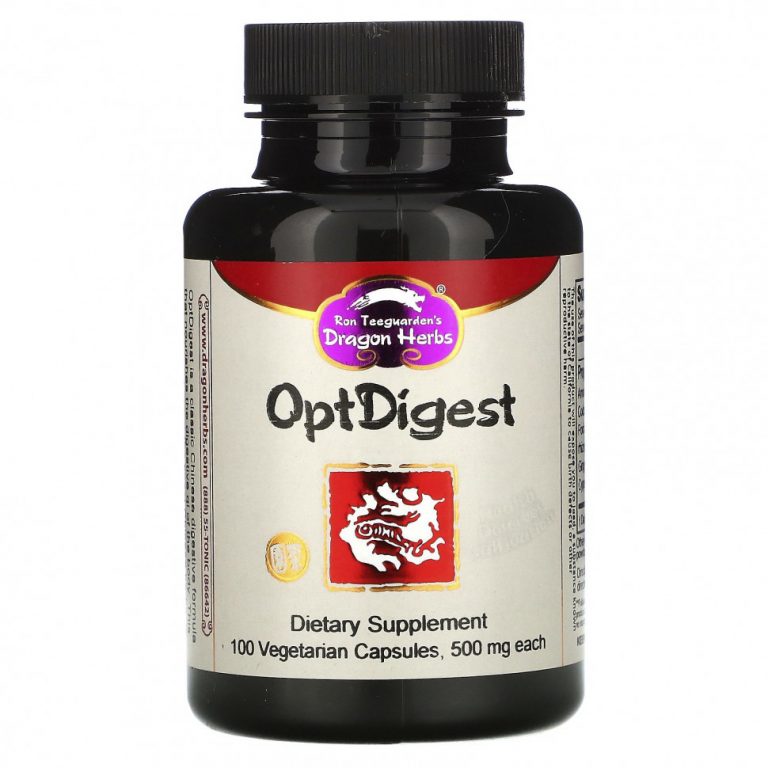 Dragon Herbs, OptDigest, 500 mg, 100 Vegetarian Capsules