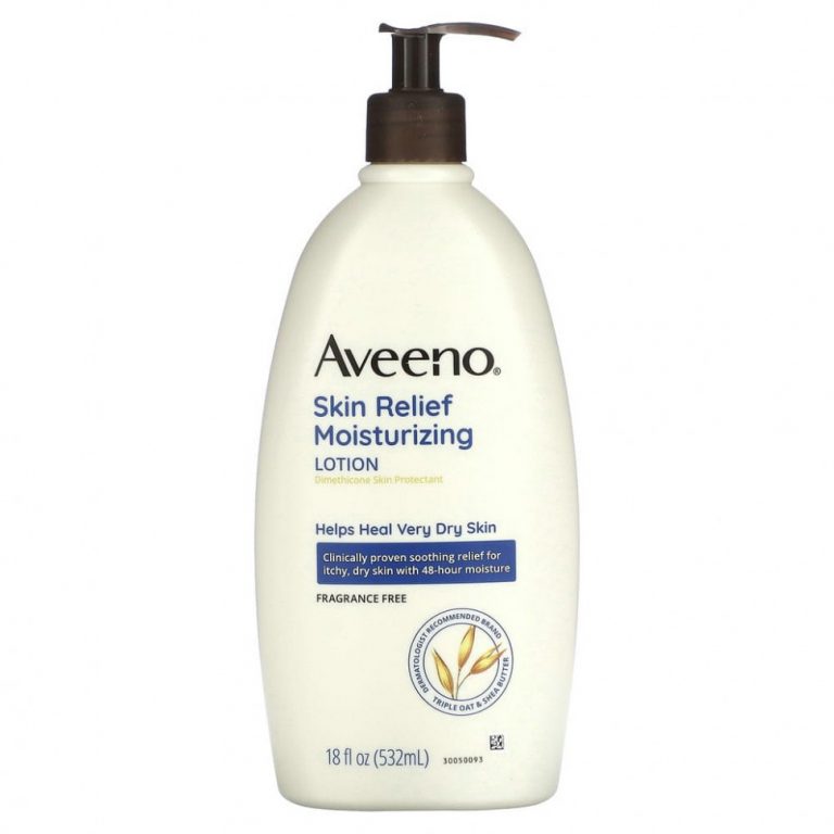 Aveeno, лосьон для увлажнения кожи, без запаха, 532 мл (18 жидк. унций)