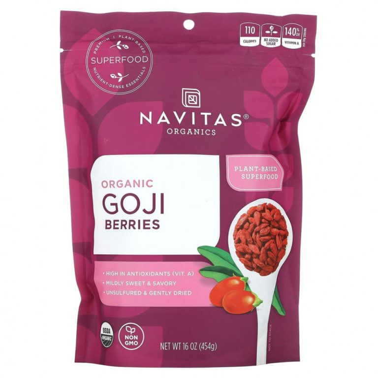 Navitas Organics, Органические ягоды годжи, 16 унц. (454 г)