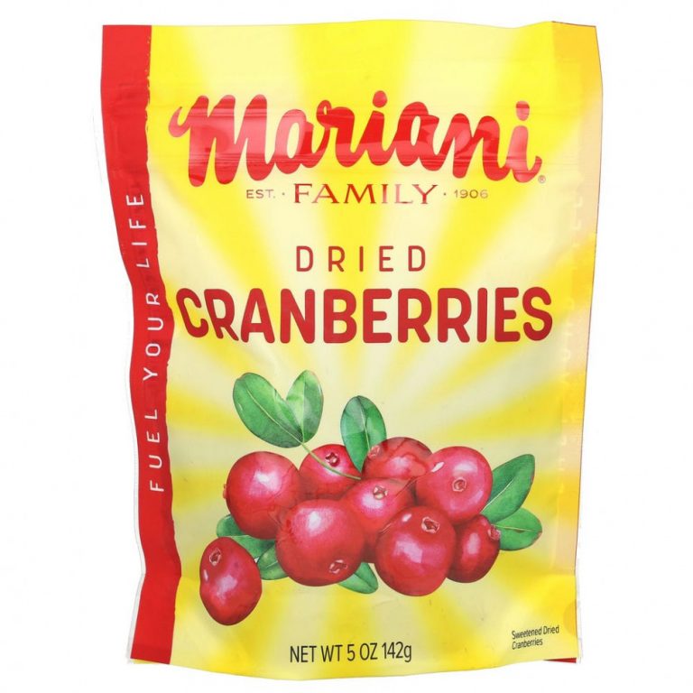 Mariani Dried Fruit, Premium, Dried Cranberries, 5 oz (142 g)