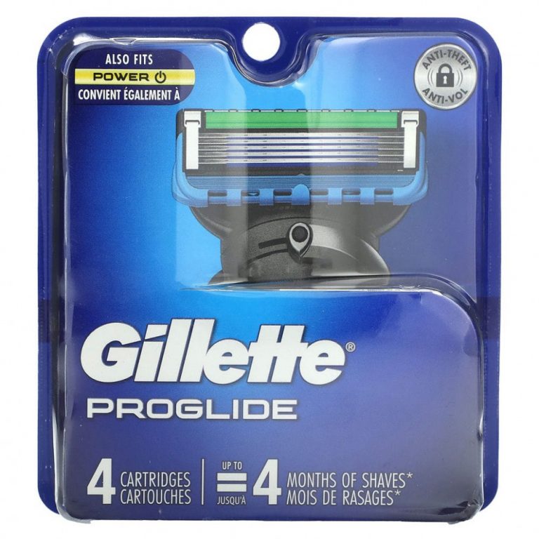 Gillette, Proglide, сменные кассеты для бритья, 4 шт.