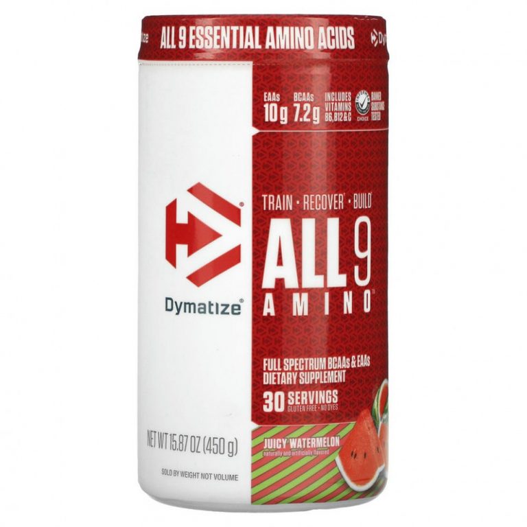 Dymatize Nutrition, All 9 Amino, сочный арбуз, 450 г (15,87 унции)