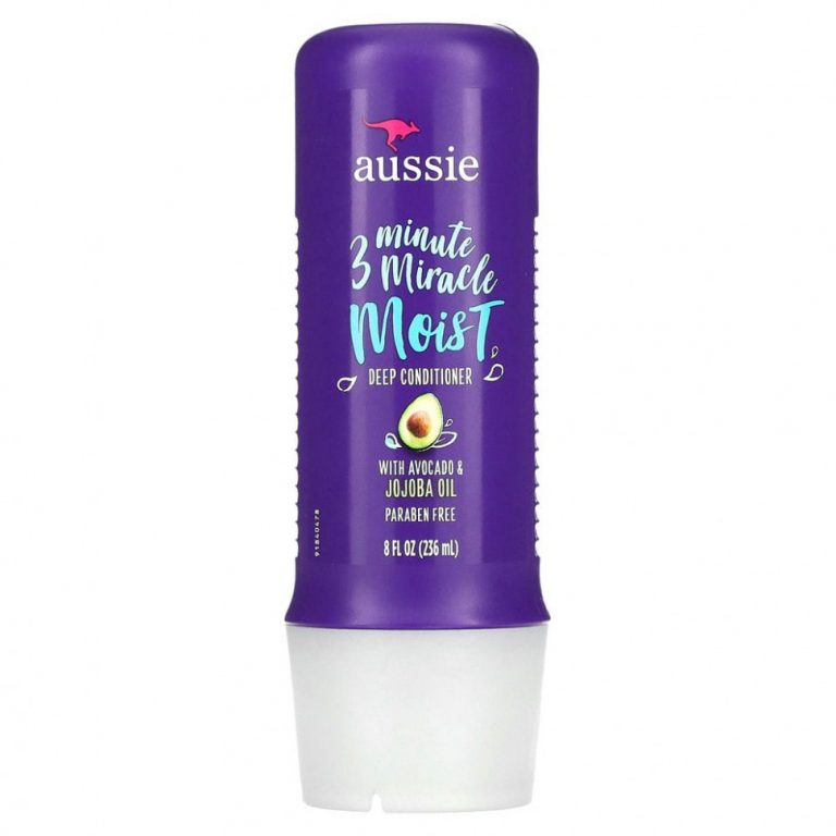 Aussie, 3 Minute Miracle Moist, кондиционер для глубокого увлажнения с авокадо и австралийским маслом жожоба, 236 мл (8 жид. унций)