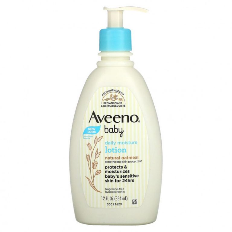 Aveeno, Baby, увлажняющий лосьон для ежедневного применения, для детей, без запаха, 354 мл (12 жидк. унций)