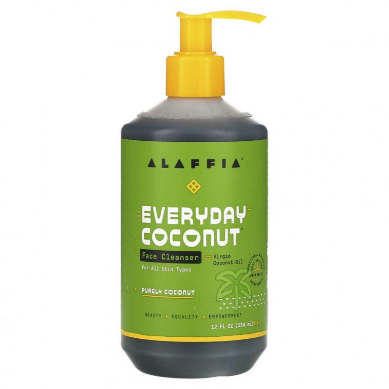 Alaffia, Everyday Coconut, очищающее средство для лица, 354 мл (12 жидк. унций)