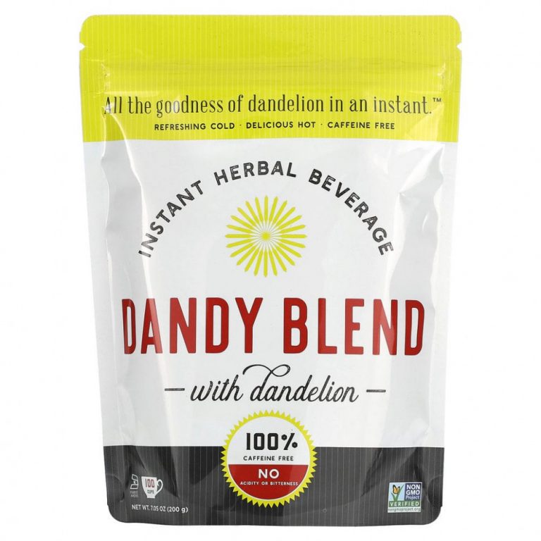 Dandy Blend, растворимый травяной напиток с одуванчиком, без кофеина, 200 г (7,05 унции)