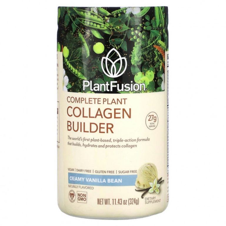 PlantFusion, комплексная добавка с растительным коллагеном, со вкусом ванили, 324 г (11,43 жидк. унции)