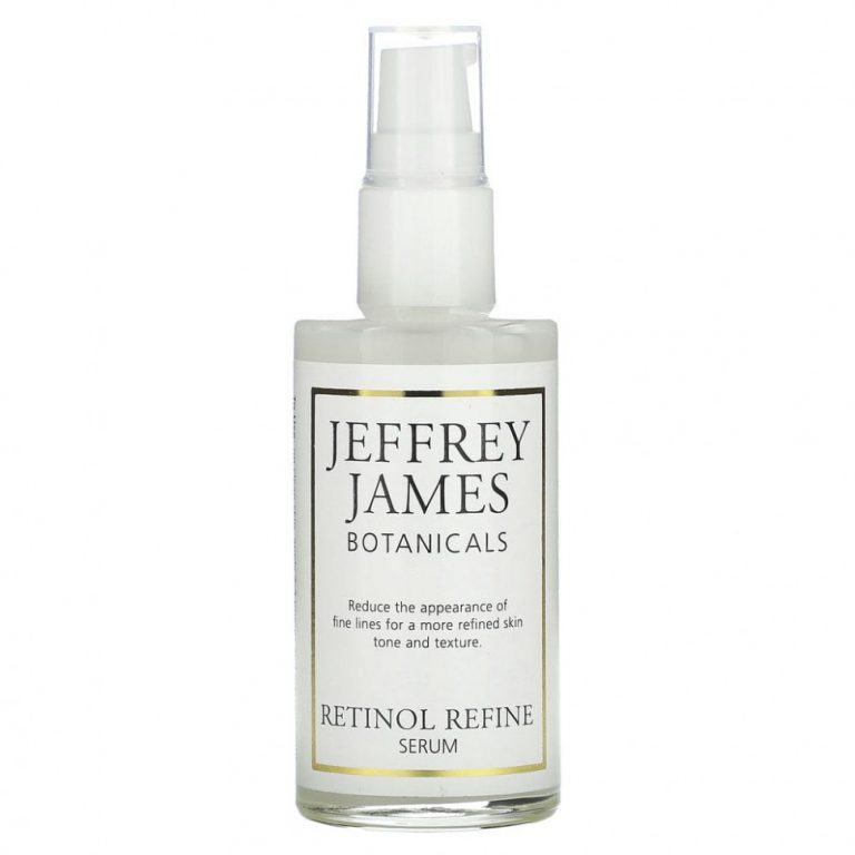 Jeffrey James Botanicals, Retinol Refine, сыворотка с ретинолом, 59 мл (2 унции)