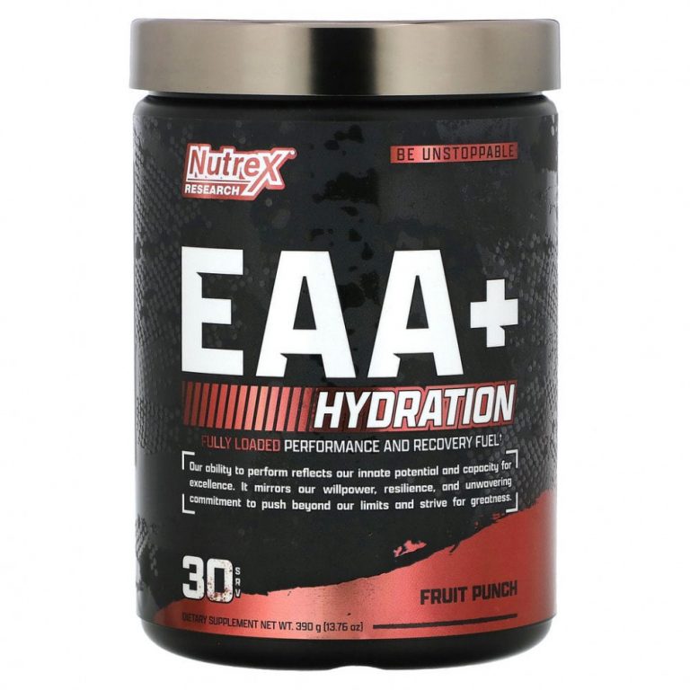 Nutrex Research, EAA + Hydration, фруктовый пунш, 390 г (13,75 унции)