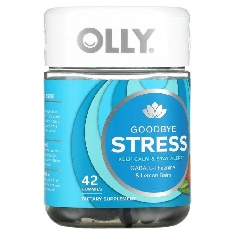 OLLY, Goodbye Stress, ягодная вербена« 42 жевательных мармеладки