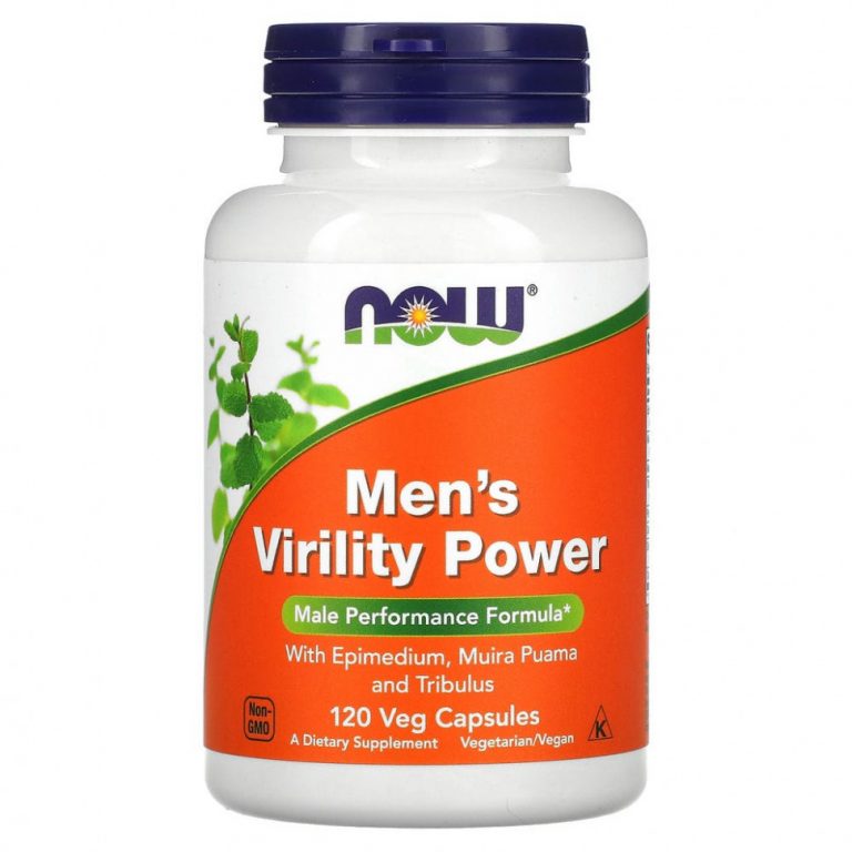 NOW Foods, Men’s Virility Power, 120 растительных капсул