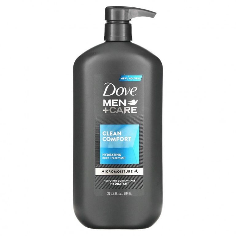 Dove, Men + Care, гель для душа и тела, комфортное очищение, 887 мл (30 жидк. Унций)