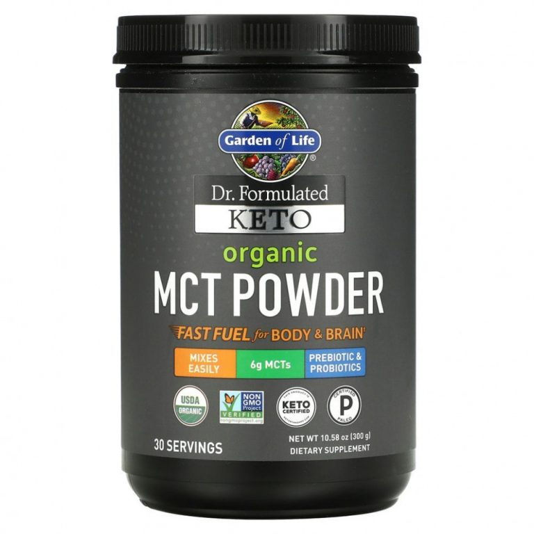 Garden of Life, Dr. Formulated Keto, органический порошок MCT, 300 г (10,58 унции)