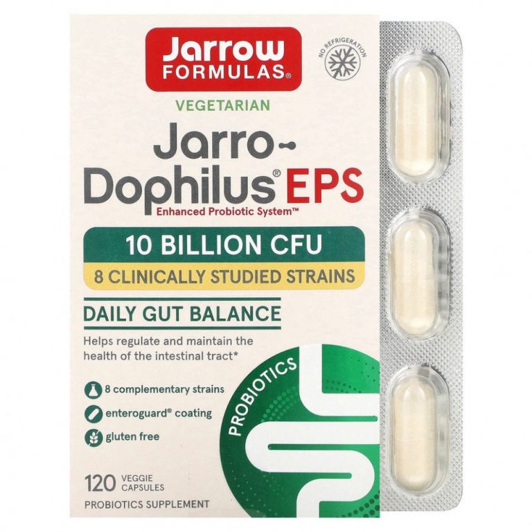 Jarrow Formulas, Jarro-Dophilus EPS, 5 миллиардов, 120 растительных капсул