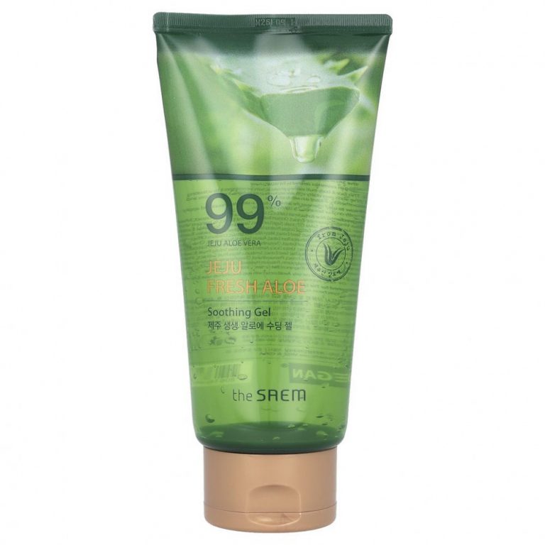 The Saem, Jeju Fresh Aloe, успокаивающий гель «99% алоэ вера», 300 мл (10,14 жидк. унций)