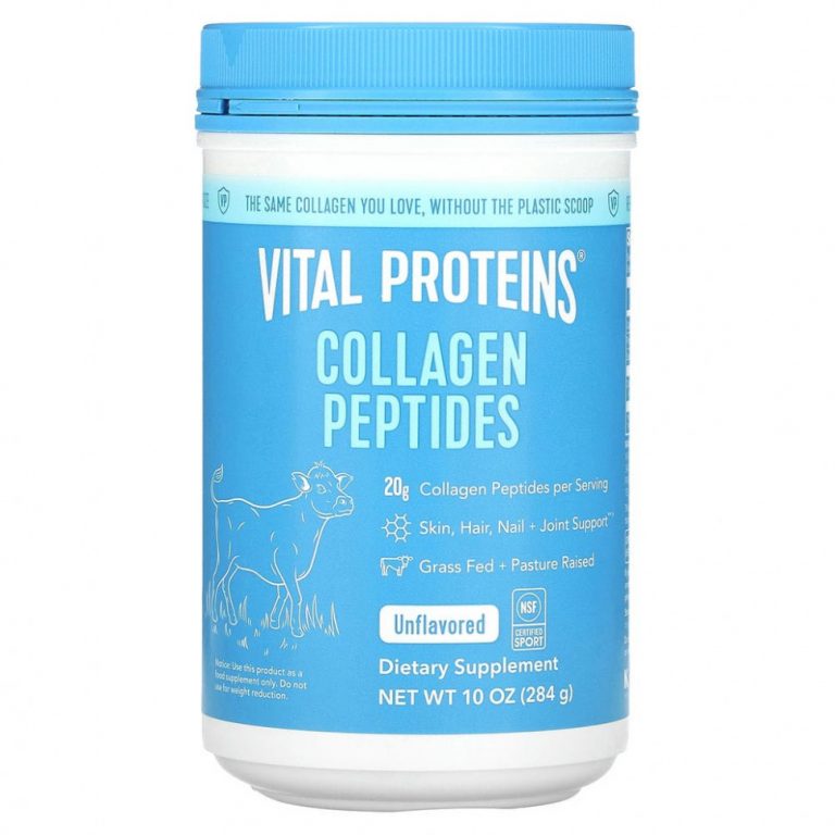 Vital Proteins, Пептиды коллагена, без вкусовых добавок, 284 г (10 унций)